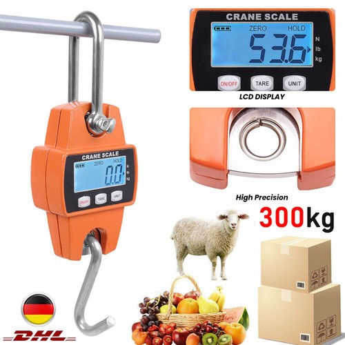 300kg digitale lcd hängende - 300kg,