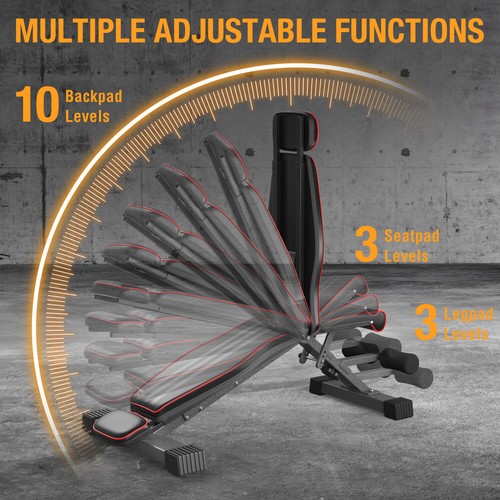 300kg multifunktion hantelbank - multifunktion,